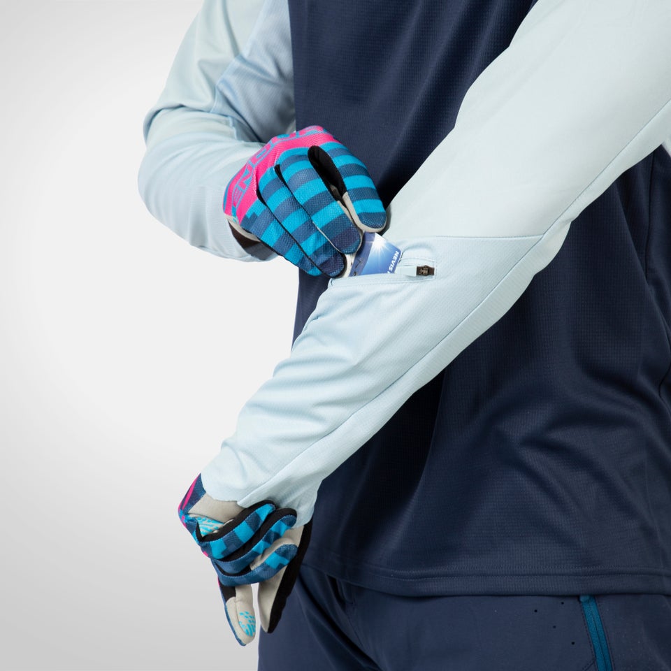 Endura MT500 Burner L/S Jersey Blue Small