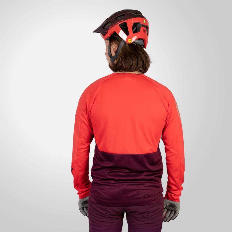 Endura MT500 Burner L/S Jersey Aubergine XL