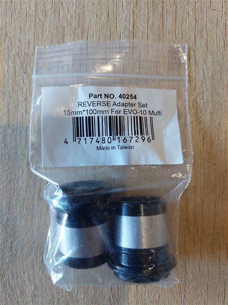 Adapter Set 15mm Front Hub EVO-10 Reverse