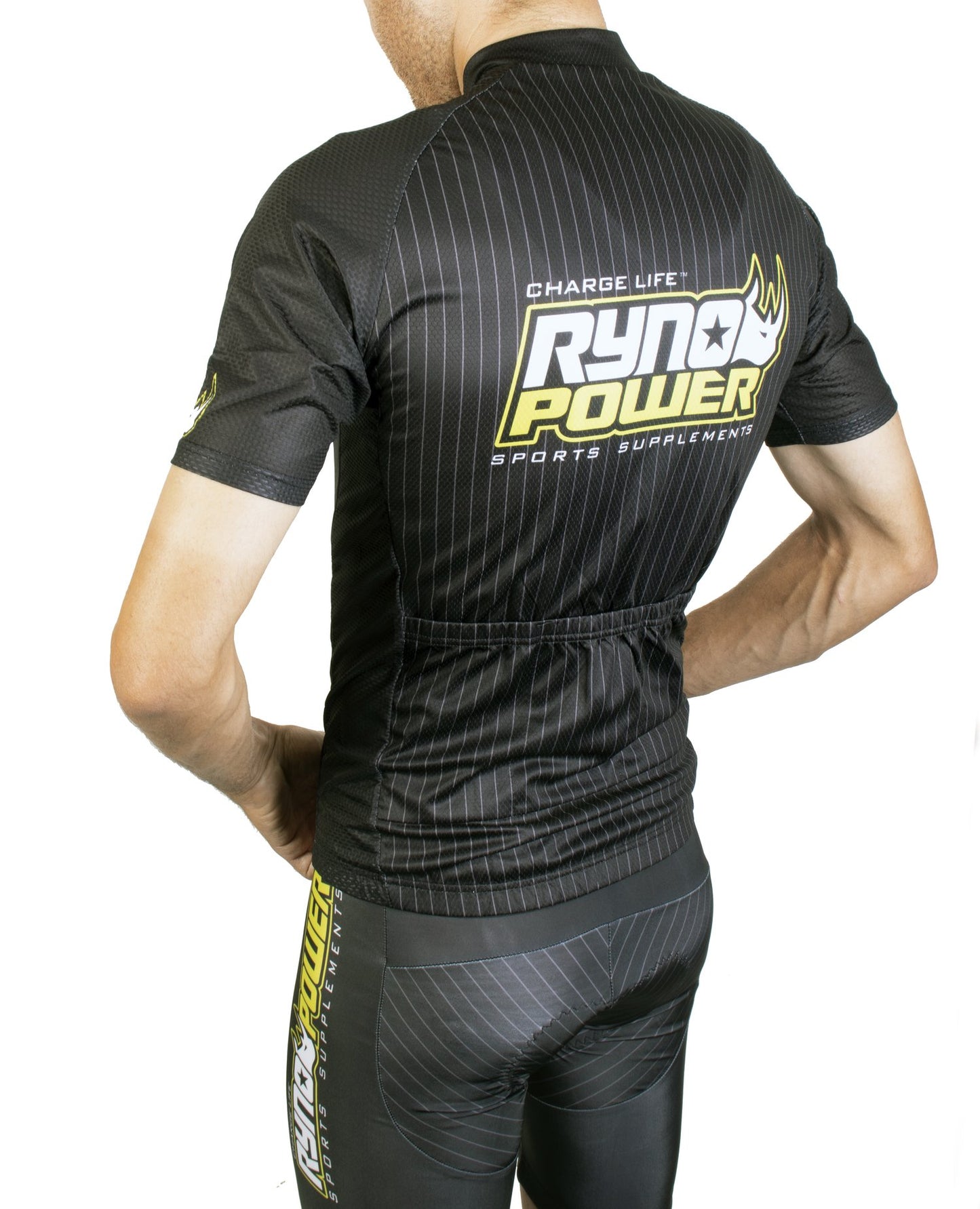Ryno Power Cycling Kit Sport Black Pinstripe MED