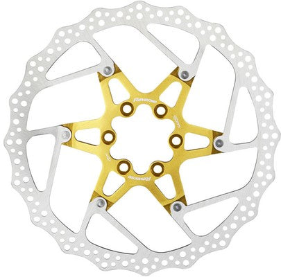 Brake Disc Rotor Reverse Components 180mm Gold