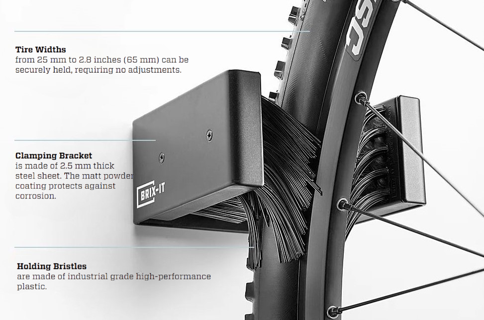 Bike Wall Rack Universal Brix-It