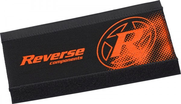 REVERSE Chainstay Cover Neopren (Black/Fox-Orange)
