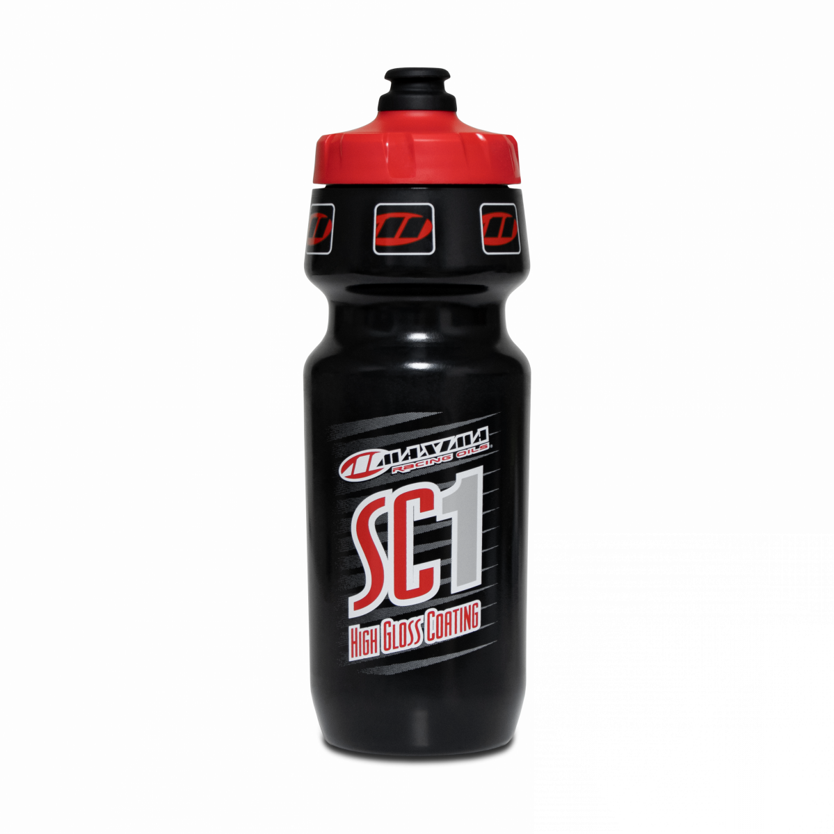 Maxima Racing Oil SC1 Water Bottle - Black/Red, 620ml