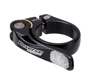 Seat Clamp - Long Life 34.9mm Black Reverse