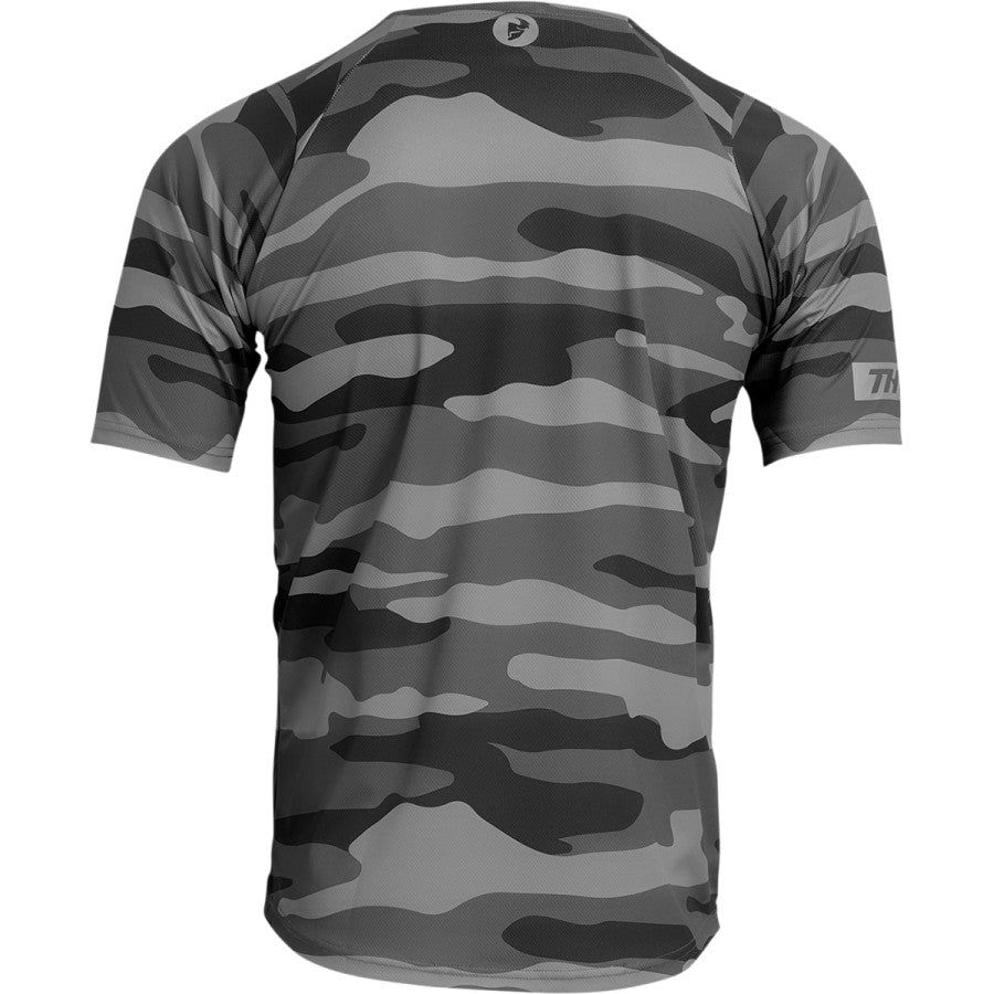 Jersey Thor MTB MX Assist Camo Dark Gray 2XL