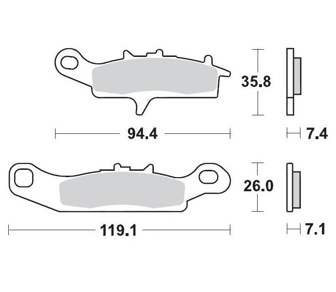 Brake Pads Moto Master