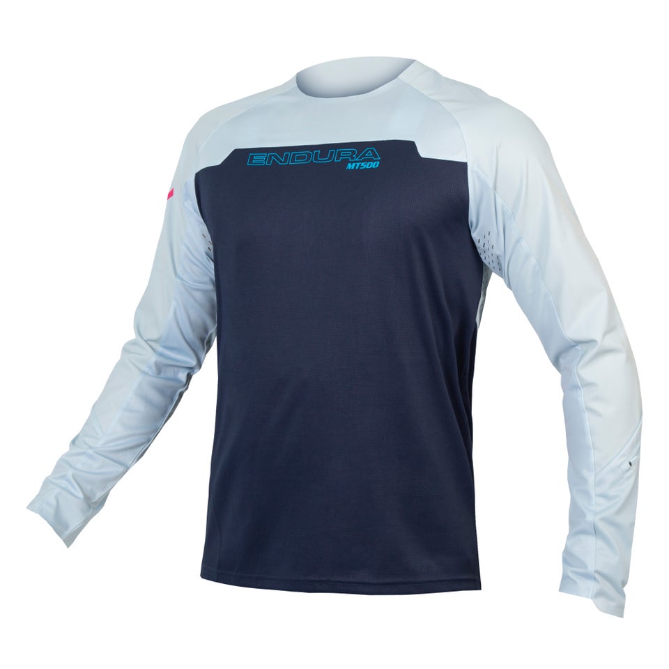 Endura MT500 Burner L/S Jersey Blue Medium
