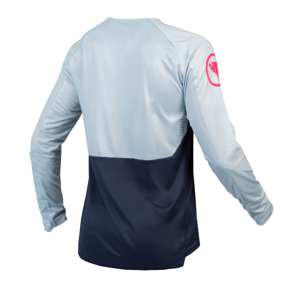 Endura MT500 Burner L/S Jersey BIue Large