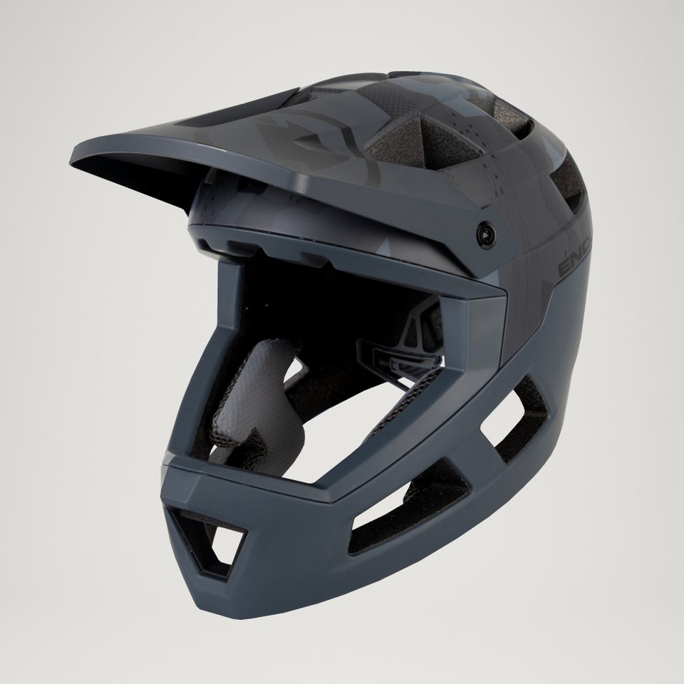 Endura - KIDS STRACK FULLFACE HELMET Grey