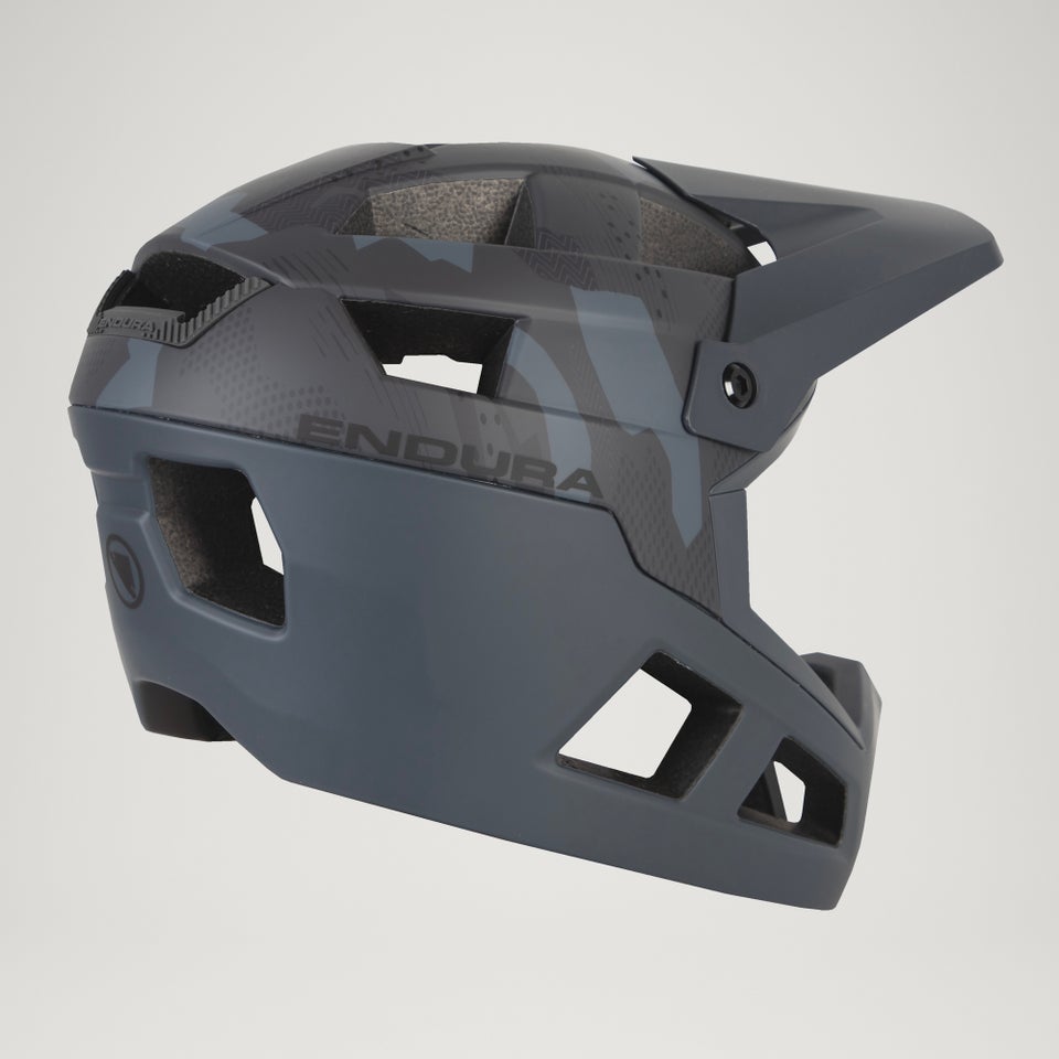 Endura - KIDS STRACK FULLFACE HELMET Grey