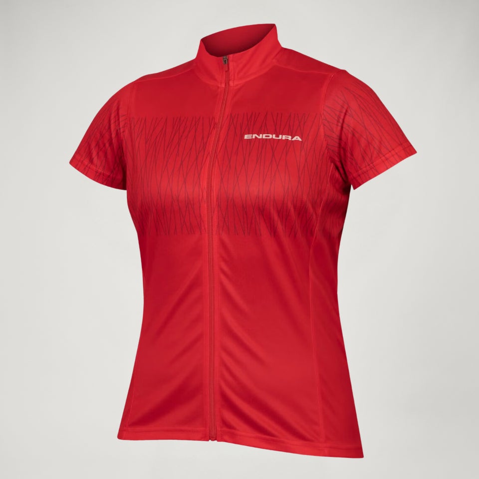 Endura Womens Hummvee Ray S/S Jersey Red XS