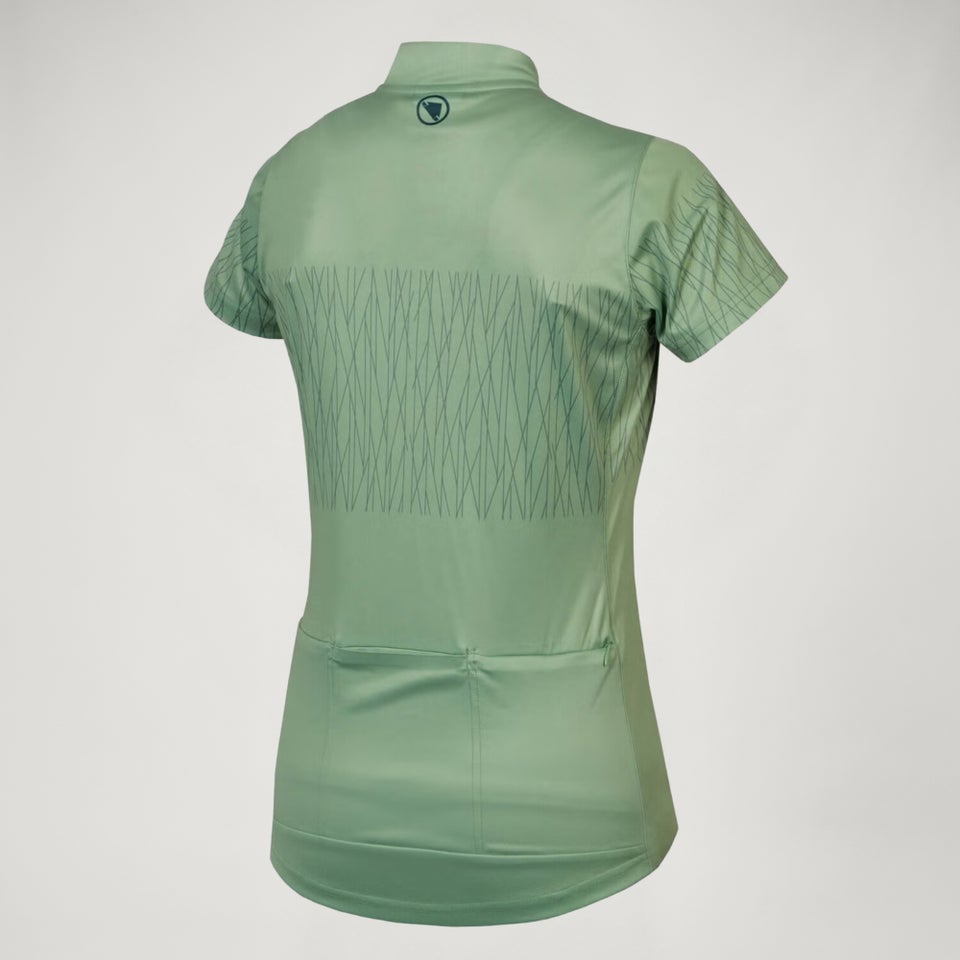 Endura Womens Hummvee Ray S/S Jersey Green Medium
