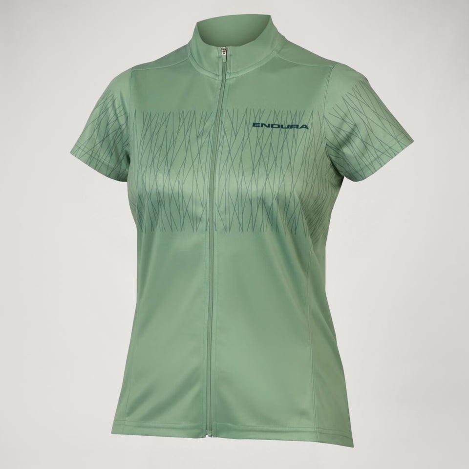 Endura Womens Hummvee Ray S/S Jersey Green XL