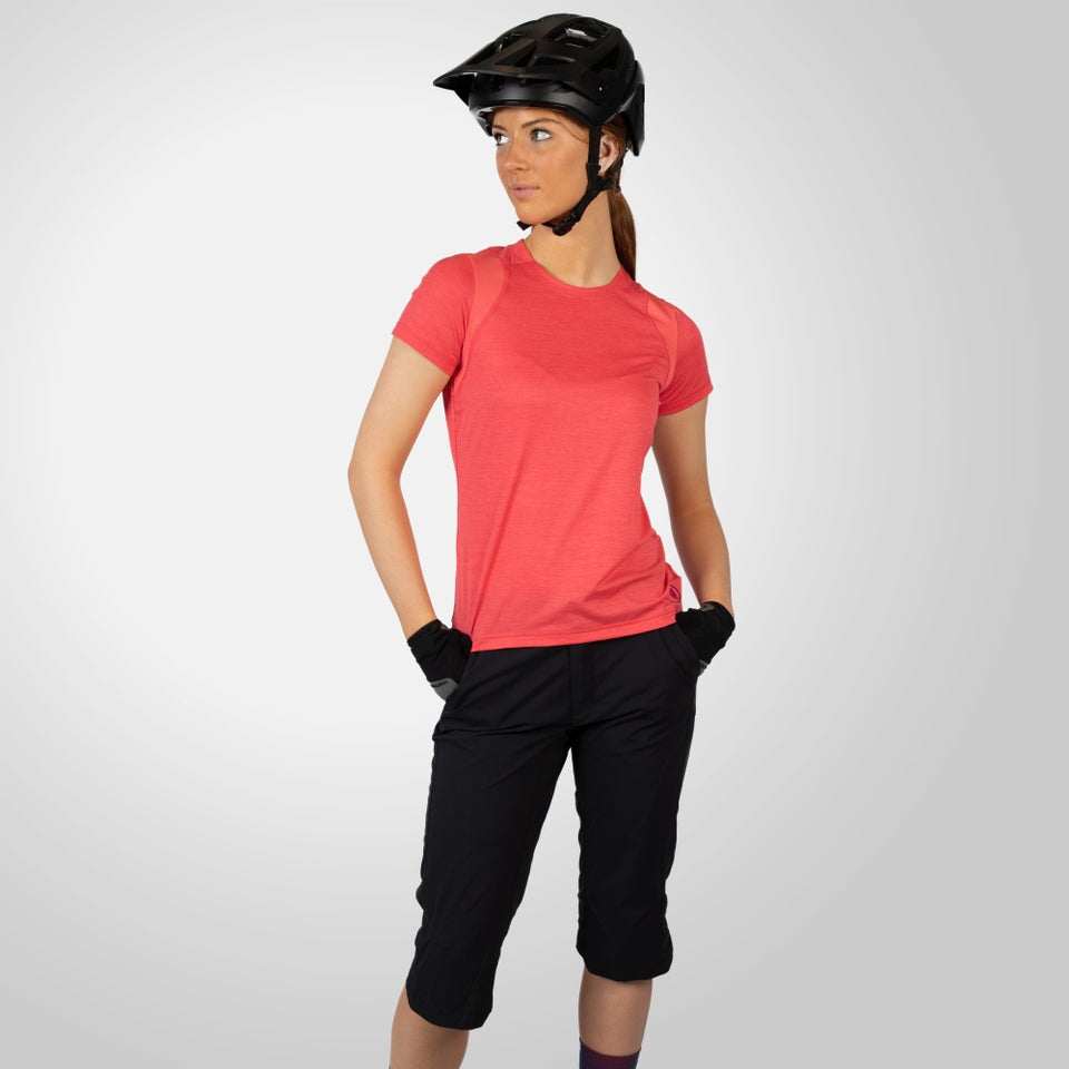 Endura Womens Hummvee 3/4 Shorts (With Liner) Black Large