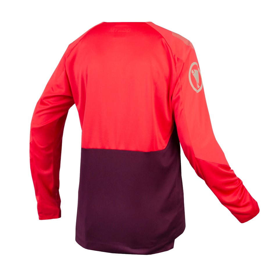 Endura MT500 Burner L/S Jersey Aubergine Large