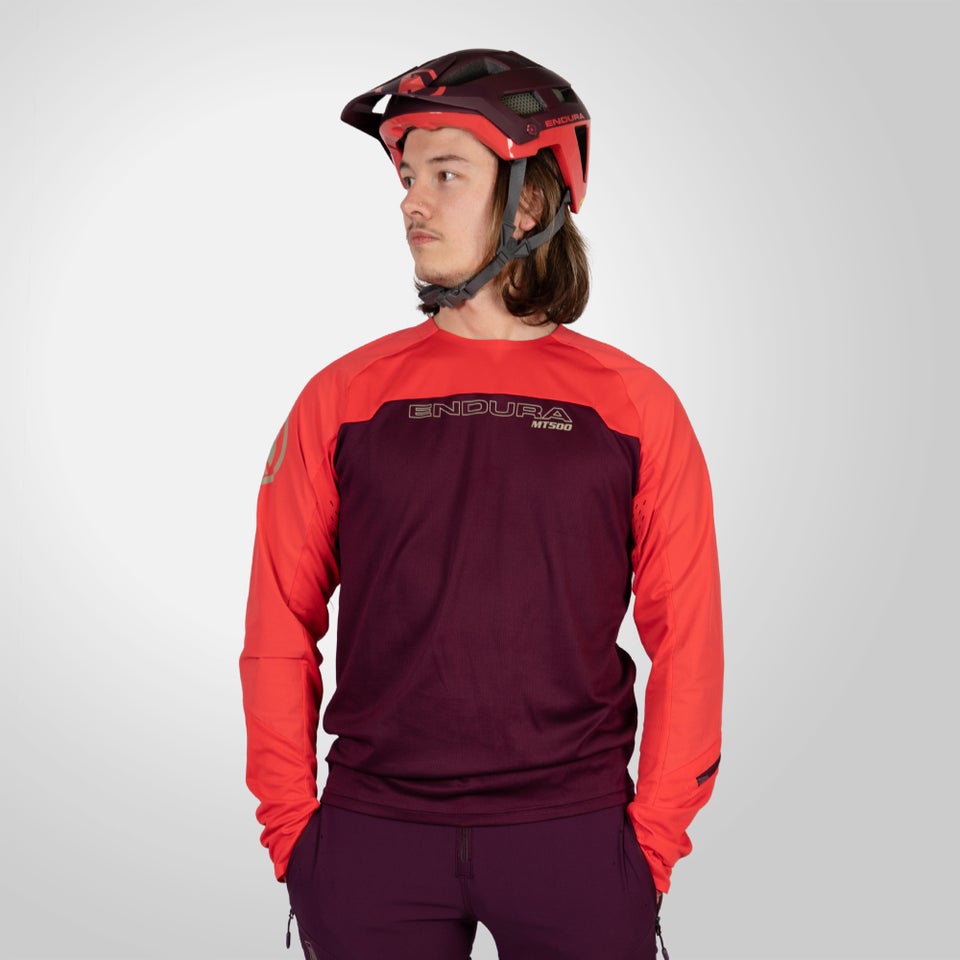 Endura MT500 Burner L/S Jersey Aubergine 2XL