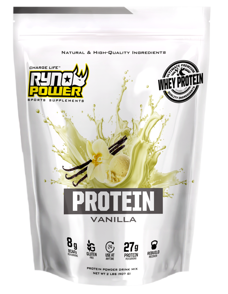 Ryno Power PROTEIN Premium Whey Powder - Vanilla