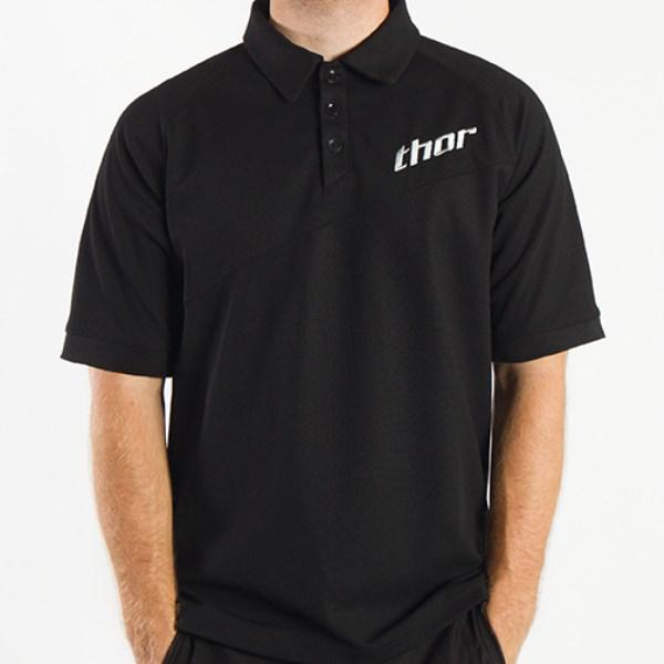 Polo Shirt Thor Hyme Black Medium