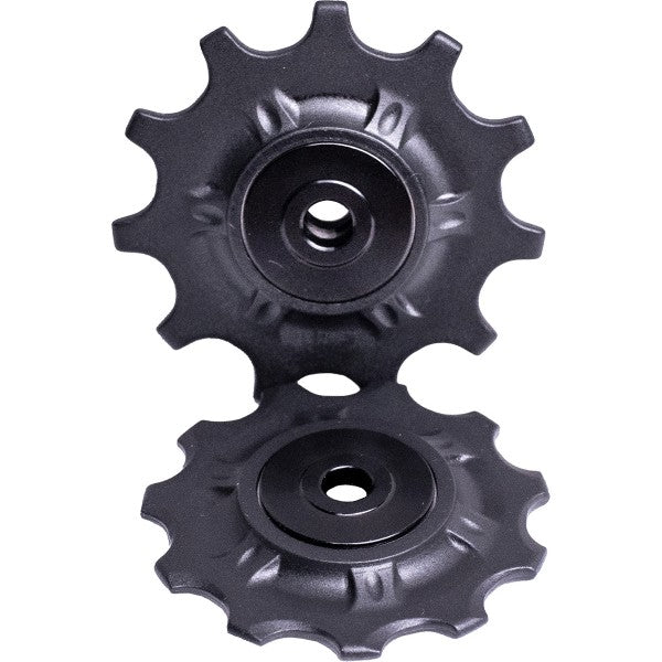 Reverse Pulley Set 11T, Upper and lower pulley (P1 set) ID Ø5mm, width 8mm Nylon & sealed bearing