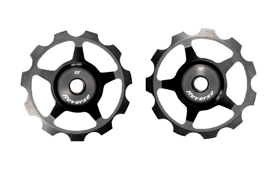 Aluminium pulley set Reverse Black