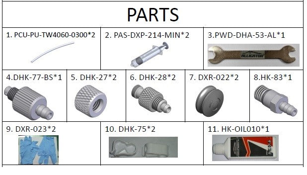 Brake Bleed Kit for Shimano disc brake system