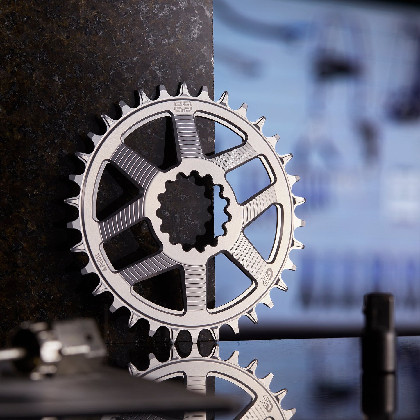 E*Thirteen Helix Race GR Chainring 34T Silver