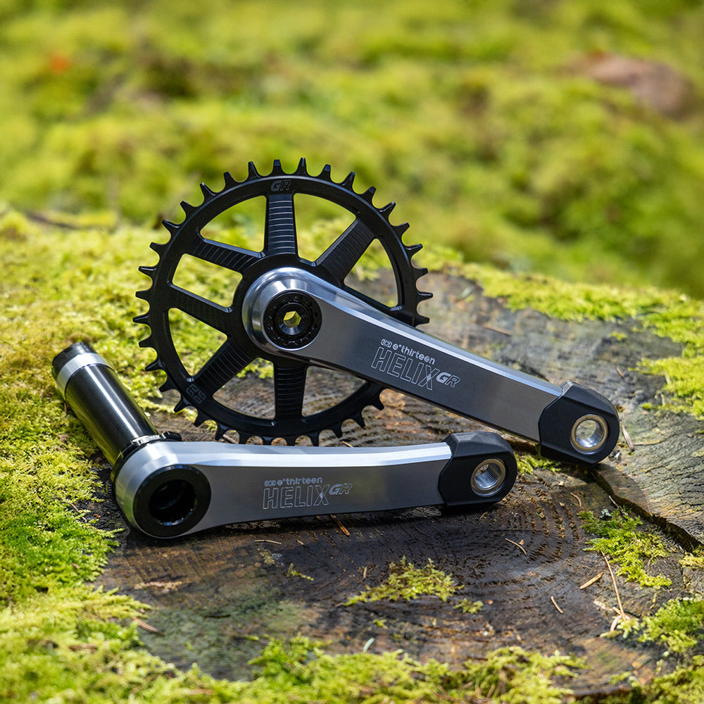 Helix Race Alloy GR Crankset 165x73mm Silver