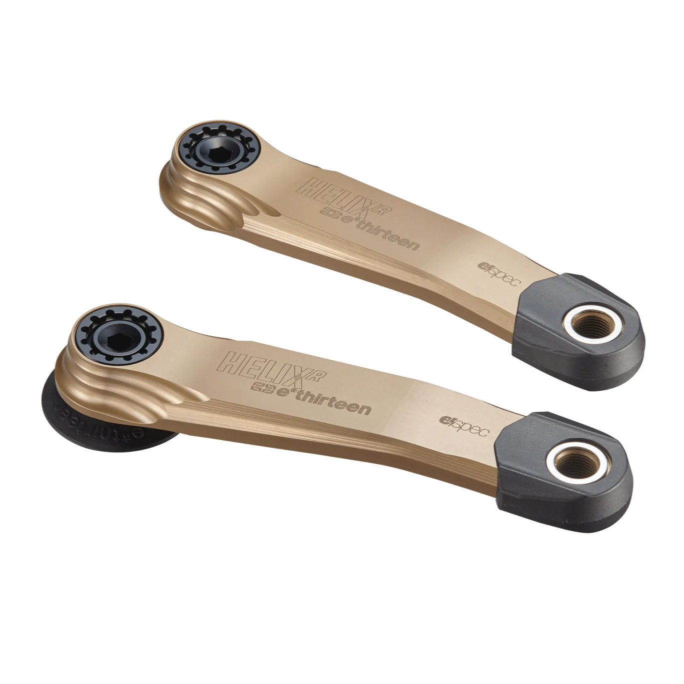 ethirteen Helix Race Alloy espec Cranks for ISIS Spindle - 160mm, 26mm Offset, Bronze