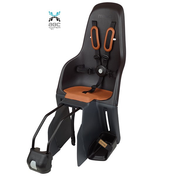 Polisport Minia Black FF Foldable Rear-Mounted Child Seat