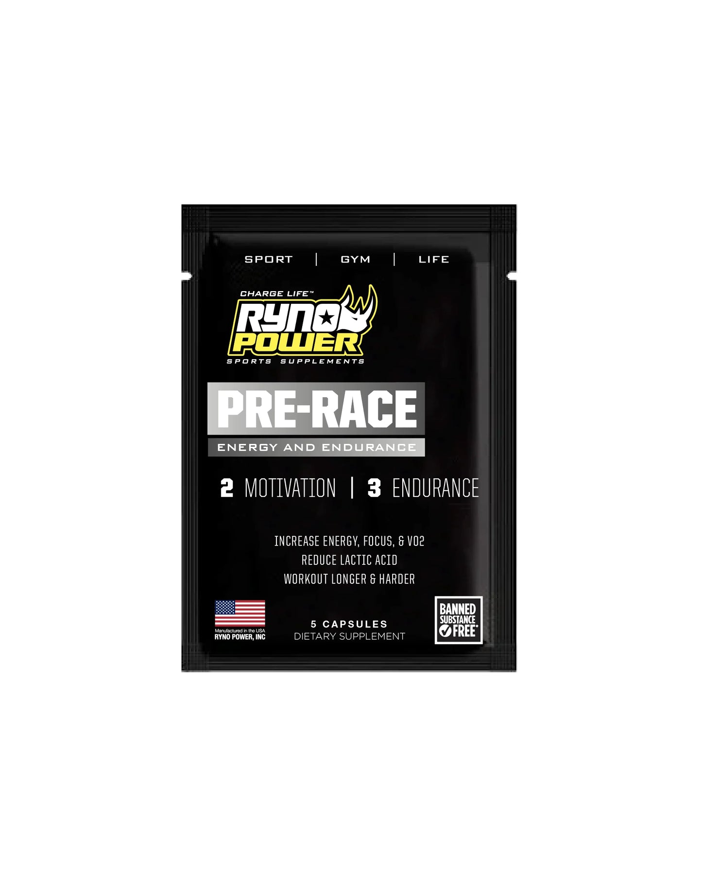 Ryno Power Essentials Single Servings Kit