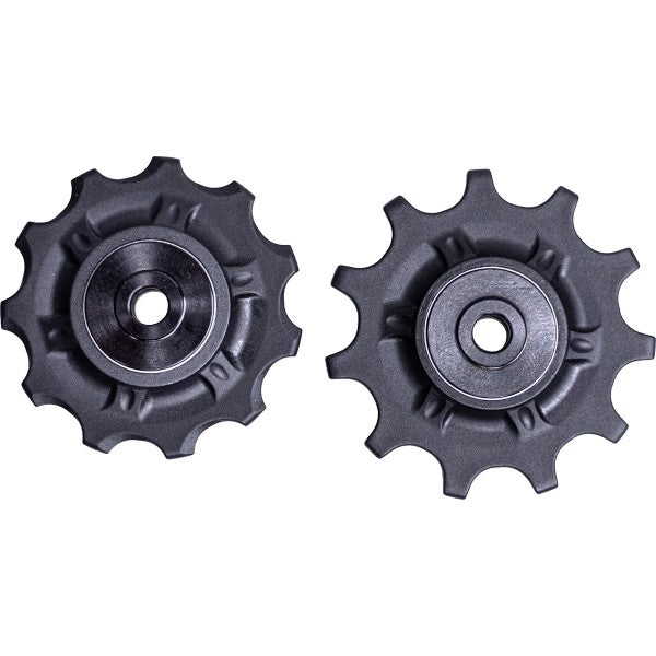 Reverse Pulley Set 11T, Upper and lower pulley (P1 set) ID Ø5mm, width 8mm Nylon & sealed bearing