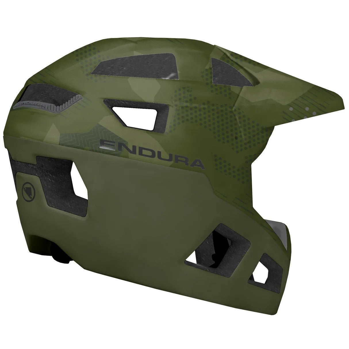Endura - KIDS STRACK FULLFACE HELMET Green