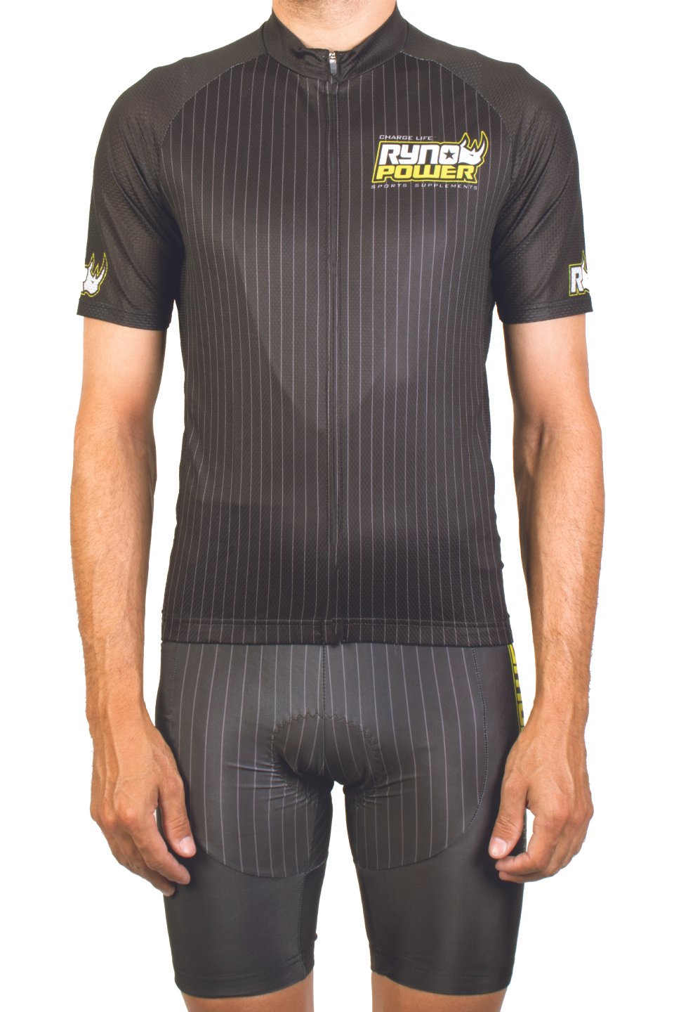 Ryno Power Cycling Kit Sport Black Pinstripe MED