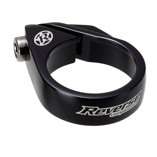 Seat Post Clamp - Bolt Type 31.8mm Black Reverse