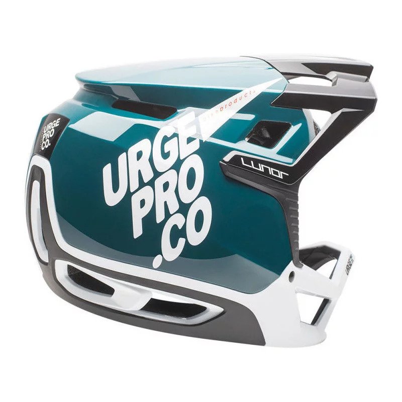 URGE MTB Helmet Full Face Lunar White Jaw S M