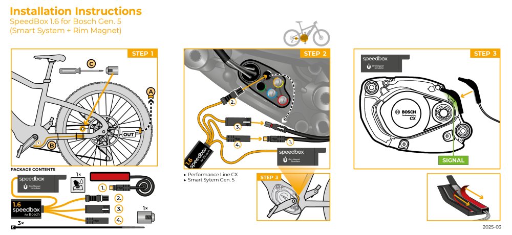 SpeedBox 1.6 for Bosch (Smart System Gen.5 + Rim M