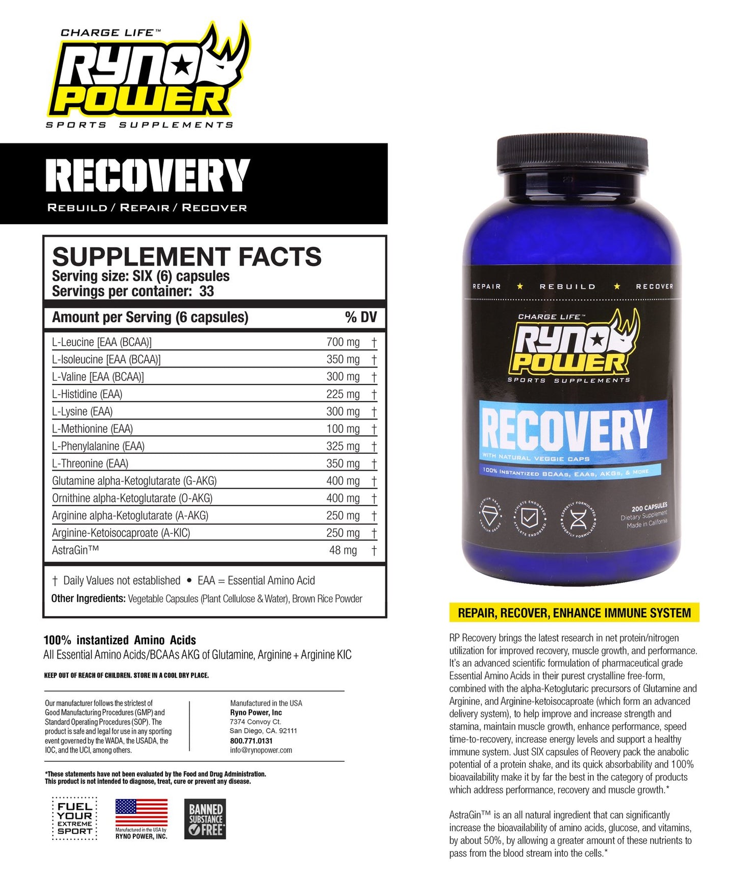 Ryno Power Body Builder Power Package Chocolate