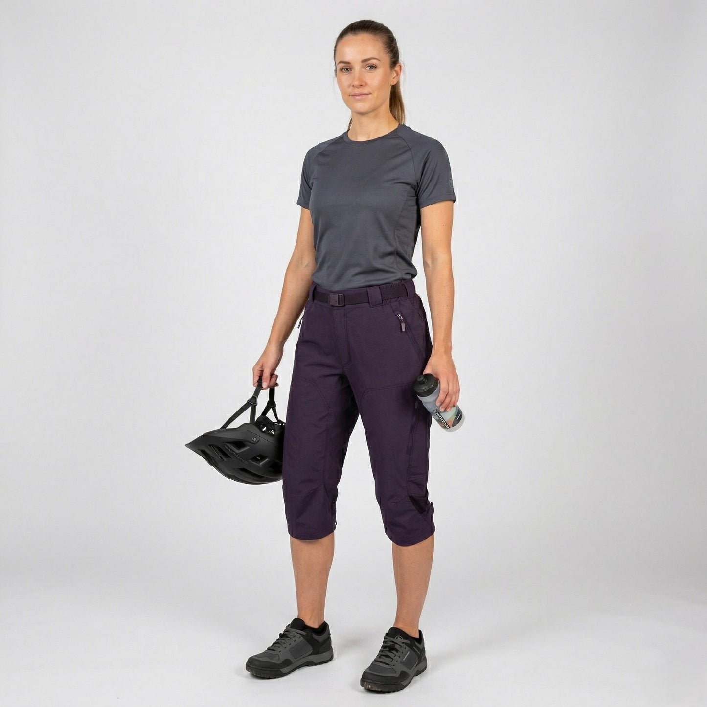 Endura Womens Hummvee 3/4 Shorts (With Liner) Bramble L