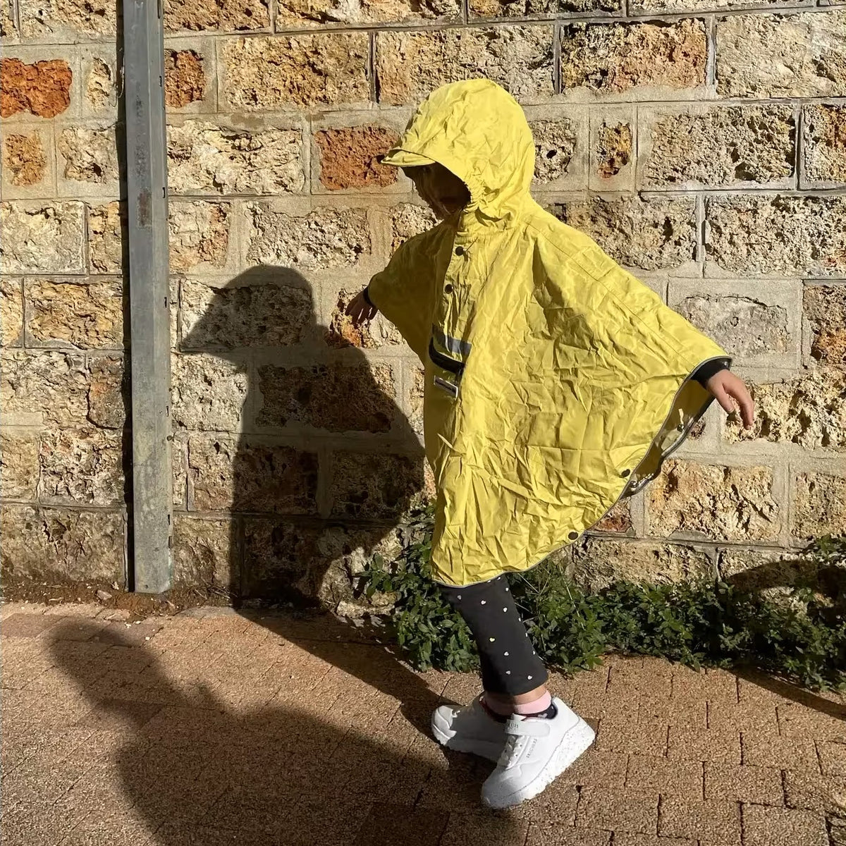 The People's Poncho Kids Fishermans Yellow Small