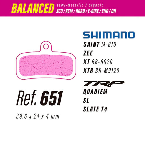 LESS 651 Balanced – Workshop Pack (30 Pairs) – Shimano Saint / Zee / XT / XTR