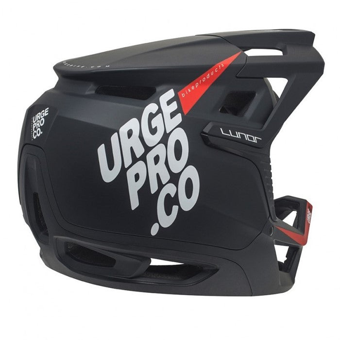 URGE MTB Helmet Full Face Lunar Black L/XL
