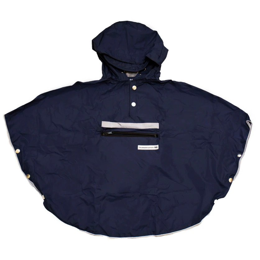 The People's Poncho Kids Navy Medium