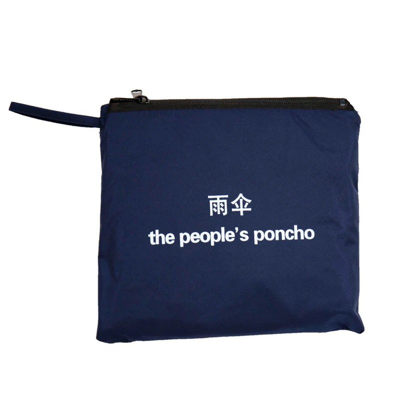The People's Poncho Kids Navy Medium
